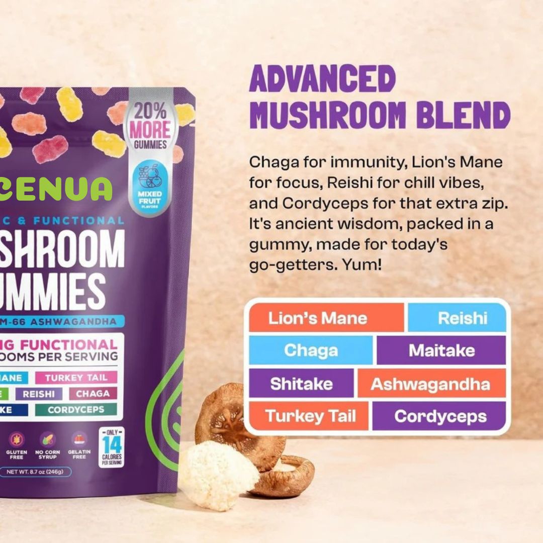 LUCENVA™ Mushroom Gummies