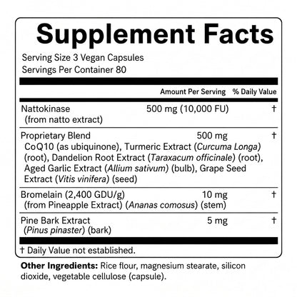 Ultimate Nattokinase - Natural solution for reversing arterial inflammation