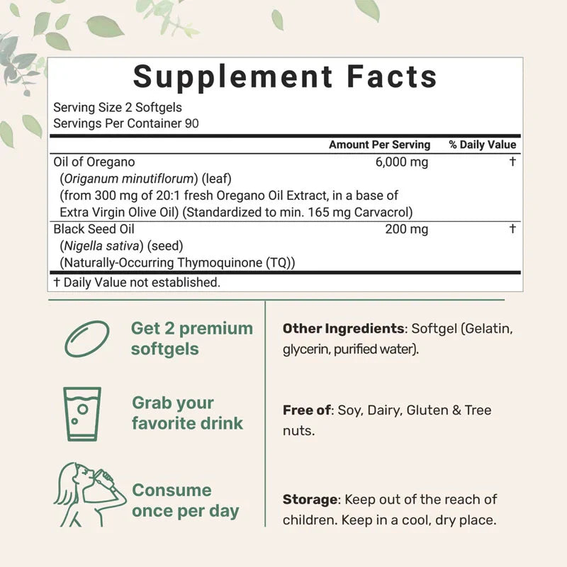 LUCENVA™ Oil Of Oregano Softgels